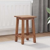 VidaXL Kruk Naturel 30x30x47 cm Mahoniehout - 54% Korting
