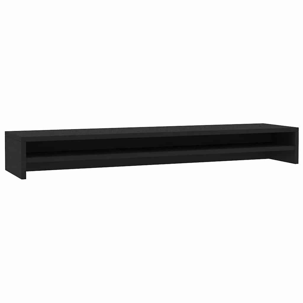 vidaXL Monitorstandaard Zwart 100x24x13 cm Hout - 53% Korting