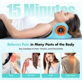 EMS Nek & Schouder Massagekussen Blauw 3 Modi | 6 Intensiteit | 34% Korting