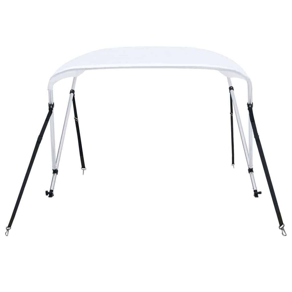 vidaXL Biminitop 2-boogs 180x150x110 cm Wit - 35% Korting