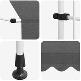 vidaXL Luifel 300 cm Antraciet - 34% Korting