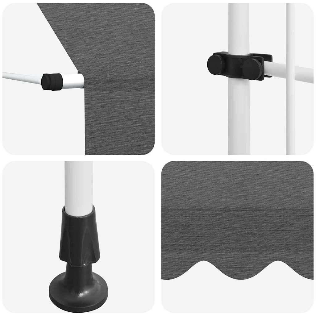 vidaXL Luifel 300 cm Antraciet - 34% Korting