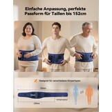 Warmtegordel Rug Pijnverlichting - Draadloos met 5 Massagemodi & 3 Warmtestanden