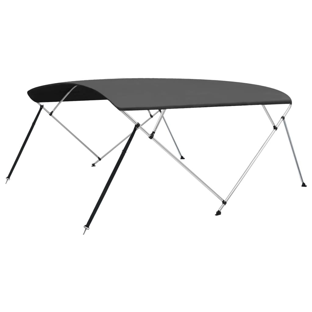Antraciet Biminitop Bootluifel 243x(230-244)x137 cm - 35% Korting