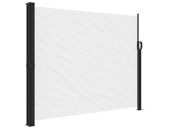 VidaXL Uittrekbaar Windscherm 160x300 cm Wit - 34% Korting