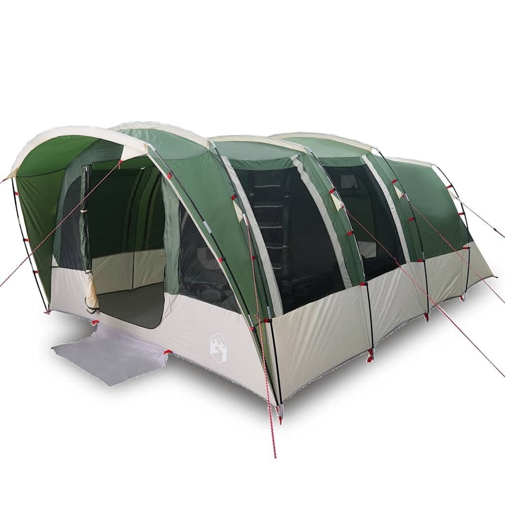 vidaXL Tunneltent 8-persoons waterdicht groen - 35% korting