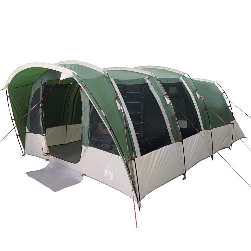 vidaXL Tunneltent 8-persoons waterdicht groen - 35% korting