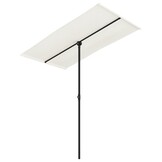 Parasol met aluminium paal 180x110 cm Zandwit - 34% Korting!