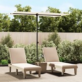 Parasol met aluminium paal 180x110 cm Zandwit - 34% Korting!
