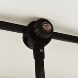 Parasol met aluminium paal 180x110 cm Zandwit - 34% Korting!