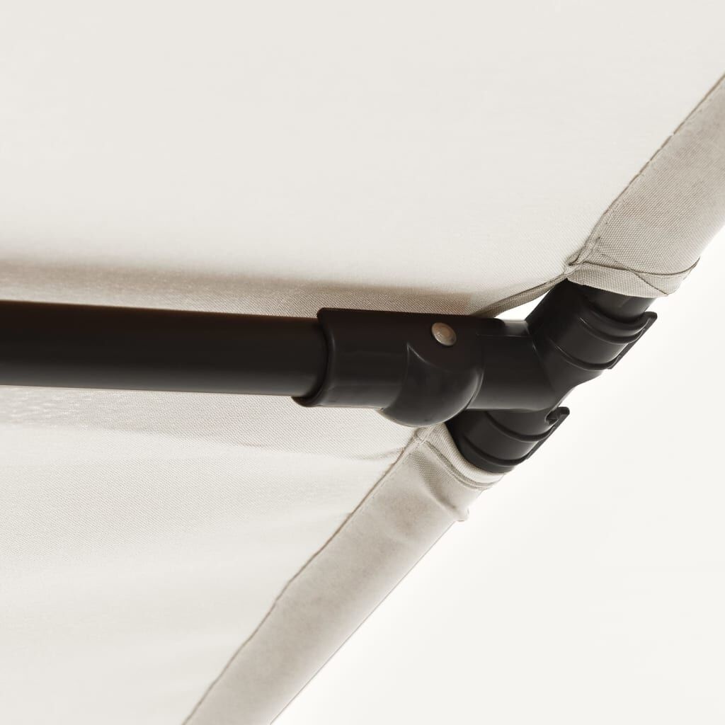 Parasol met aluminium paal 180x110 cm Zandwit - 34% Korting!