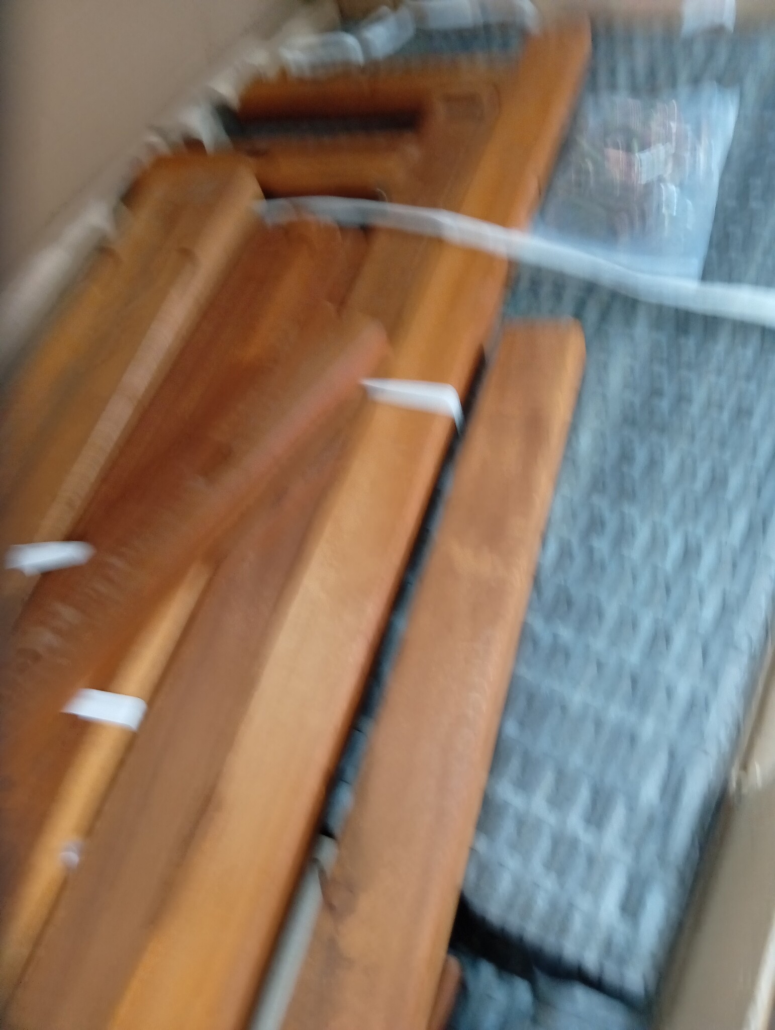 vidaXL Ligbed Poly Rattan & Acaciahout Grijs - 54% Korting