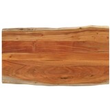 Acaciahouten Tafelblad Natuurlijke Rand 100x60x2,5 cm - 59% Korting