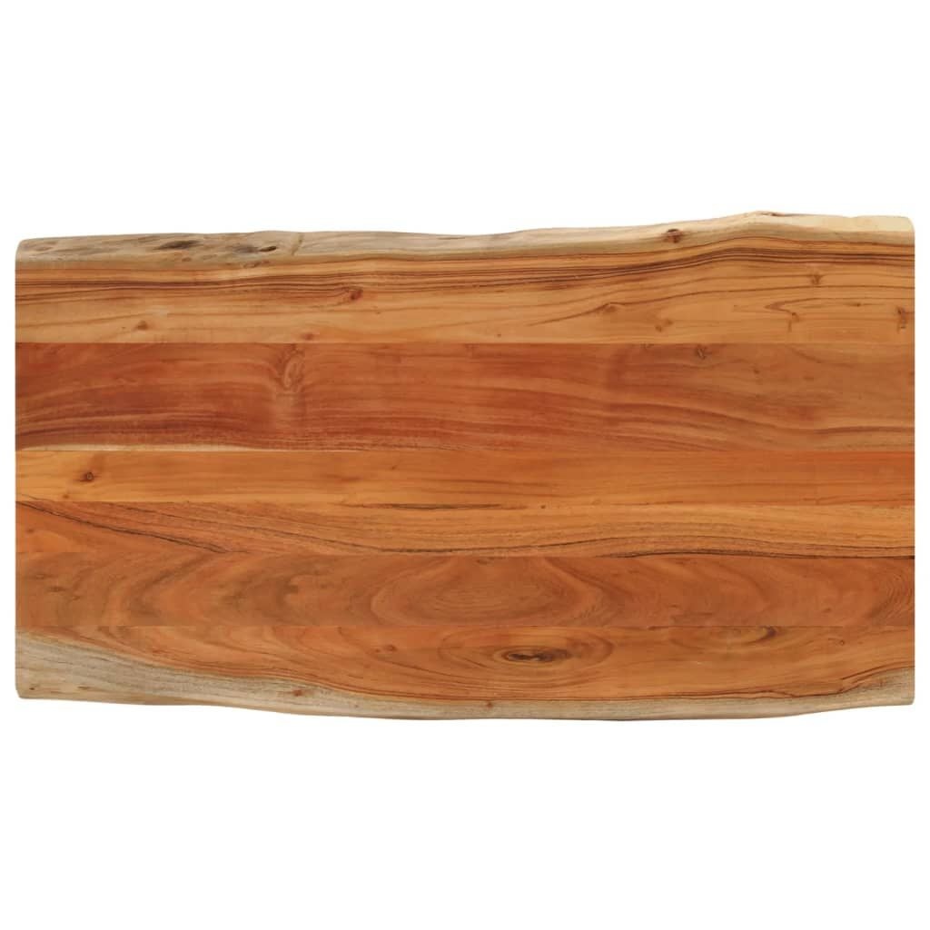 Acaciahouten Tafelblad Natuurlijke Rand 100x60x2,5 cm - 59% Korting