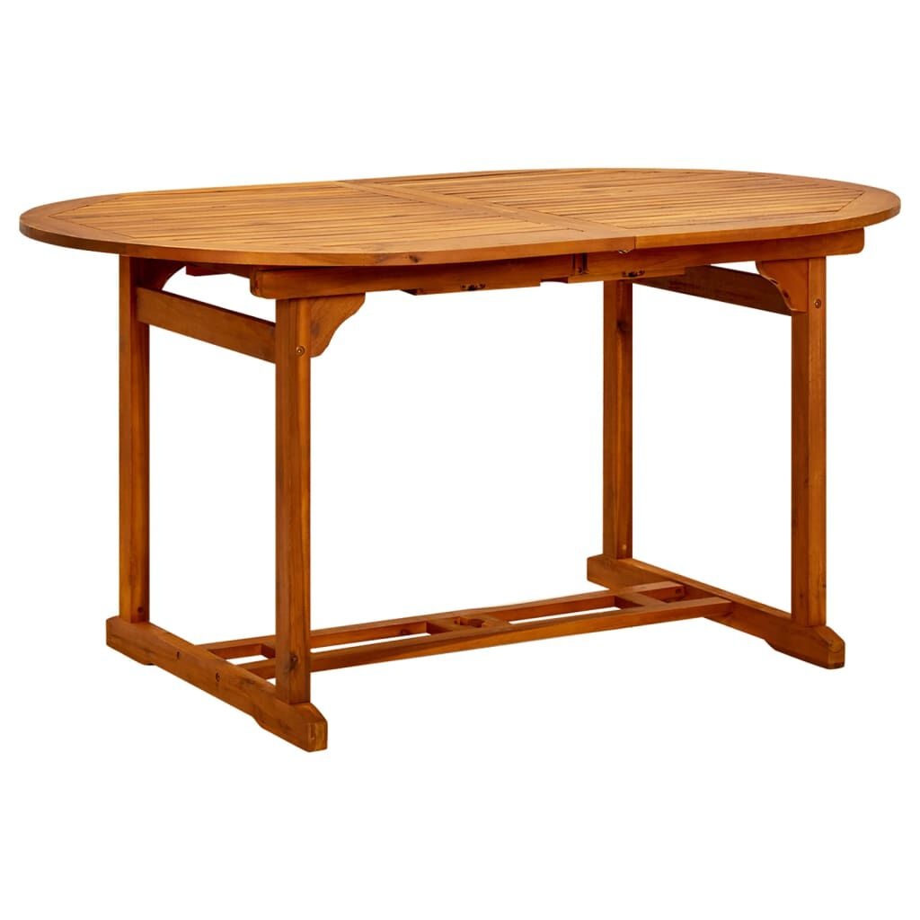 vidaXL Tuintafel Massief Acaciahout 200x100x75 cm - 35% Korting