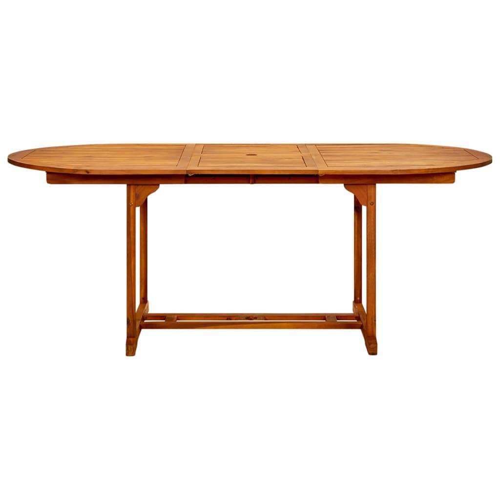vidaXL Tuintafel Massief Acaciahout 200x100x75 cm - 35% Korting