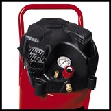 Olievrije Compressor 50L 10 Bar Onderhoudsarm Rood - 55% Korting