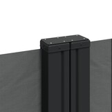 vidaXL Uittrekbaar Tuinscherm 180x1200 cm Antraciet - 60% Korting