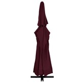 Parasol Bordeauxrood 600cm Aluminium Paal - 35% Korting