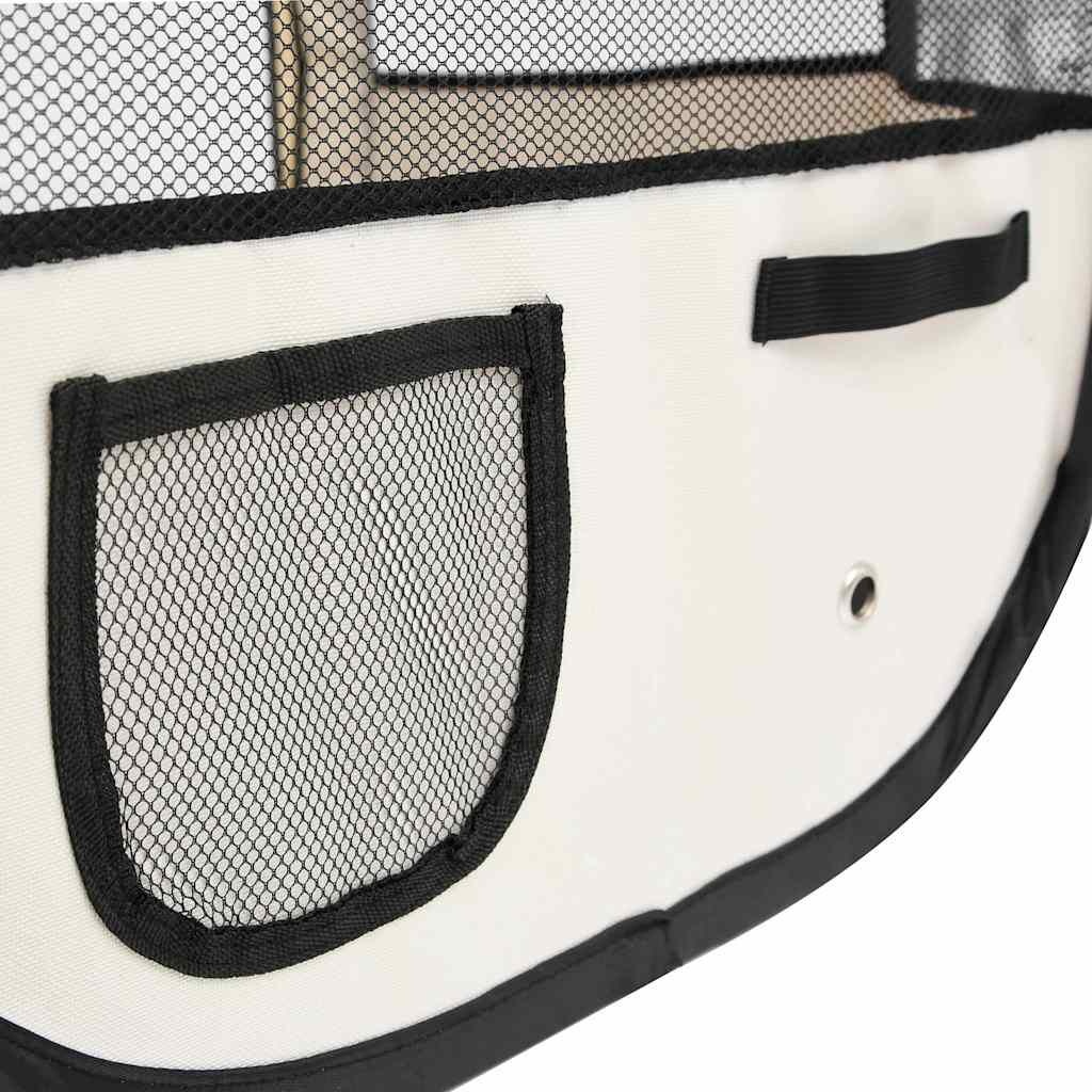 Inklapbare Hondenren met Draagtas 145x145x61 cm Blauw - 34% Korting!