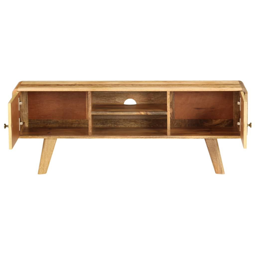 Tv-meubel Massief Mangohout 120cm met Gouden Print - 35% Korting