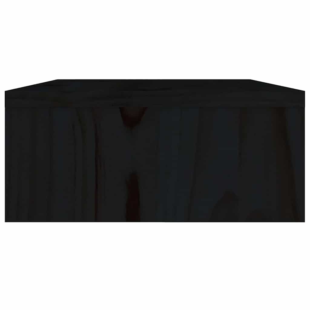 VidaXL Monitorstandaard 80x24x10,5 cm Grenenhout Zwart (52% Korting)