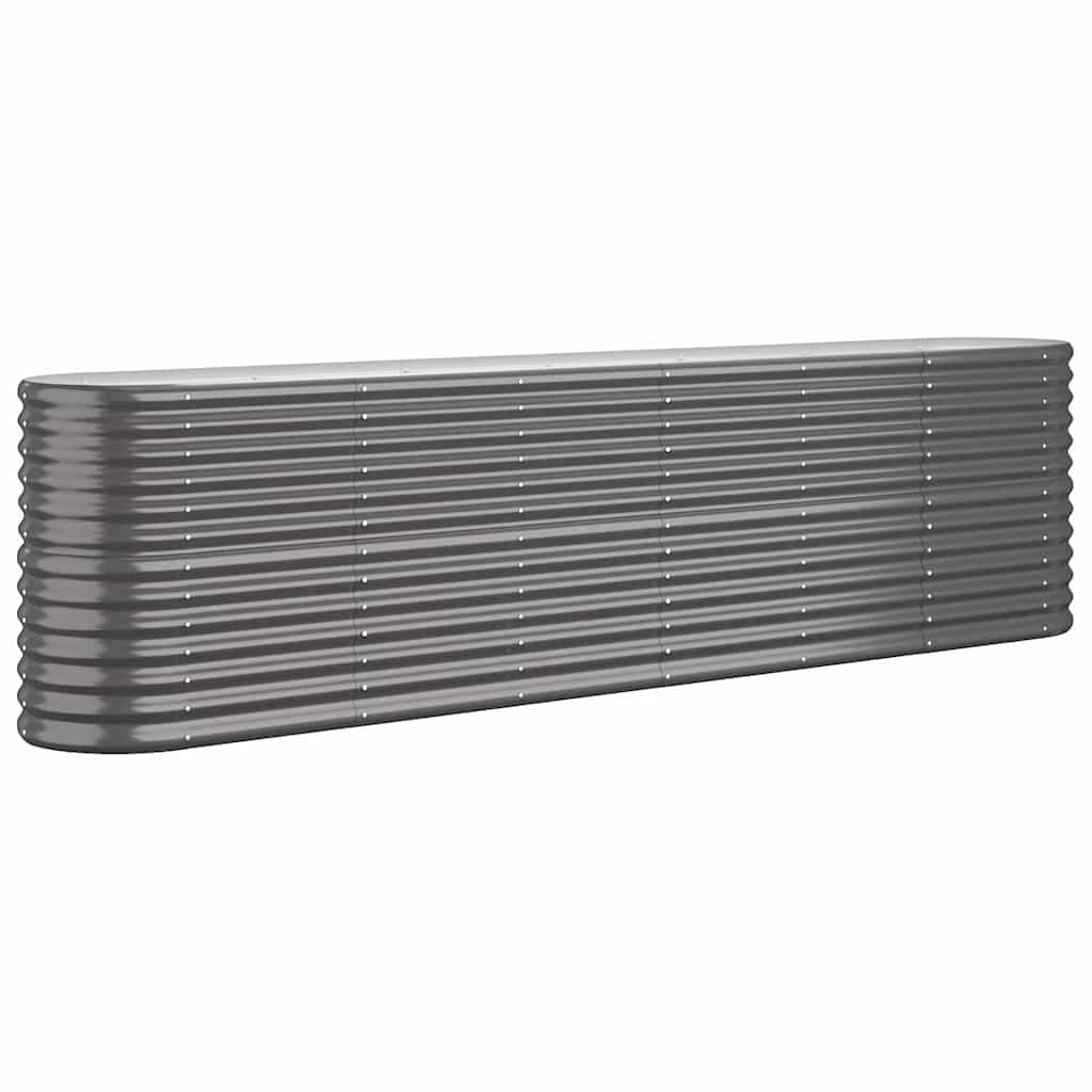 Plantenbak 260x40x68 cm Staal Antraciet - 54% Korting
