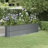 Plantenbak 260x40x68 cm Staal Antraciet - 54% Korting