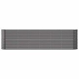 Plantenbak 260x40x68 cm Staal Antraciet - 54% Korting