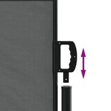 vidaXL Uittrekbaar Windscherm 140x300 cm Antraciet - 34% Korting