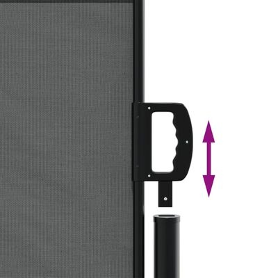 vidaXL Uittrekbaar Windscherm 140x300 cm Antraciet - 34% Korting