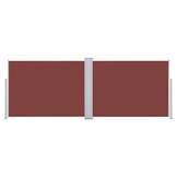 Uittrekbaar Windscherm 100x1000 cm Bruin - 34% Korting