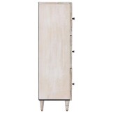 Hoge Kast Wit Mango Hout - 40x33x110 cm - 35% Korting