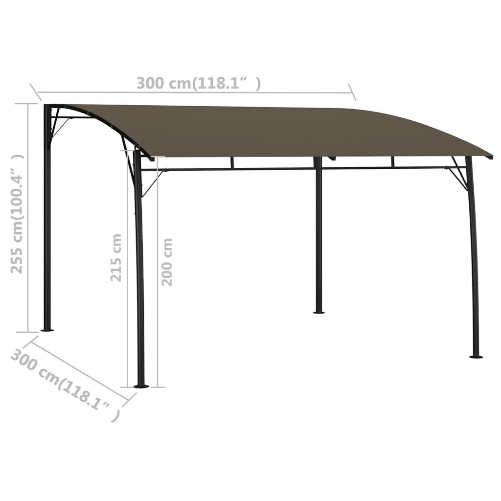 VidaXL Zonneluifel 3x3m Taupe - 55% Korting!