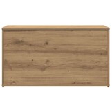 vidaXL Opbergkist 84x42x46 cm Bewerkt Hout Artisanaal Eiken (34% korting)