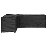 vidaXL L-vormige Tuinmeubelhoes 300x300x90 cm Zwart - 34% Korting