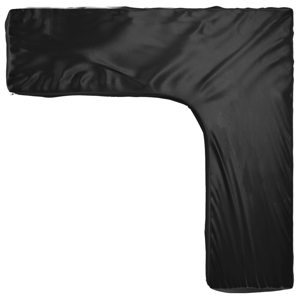 vidaXL L-vormige Tuinmeubelhoes 300x300x90 cm Zwart - 34% Korting