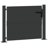 vidaXL Tuinpoort met slot Zwart 105x100 cm - 55% Korting