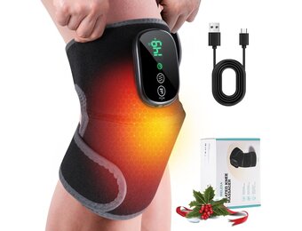 Draadloze Knieverwarmer & Massager (Zwart) - 33% Korting