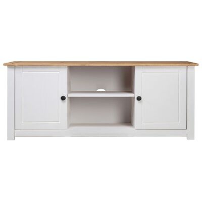 Tv-kast Grenenhout Wit 120x40x50 cm met 59% Korting