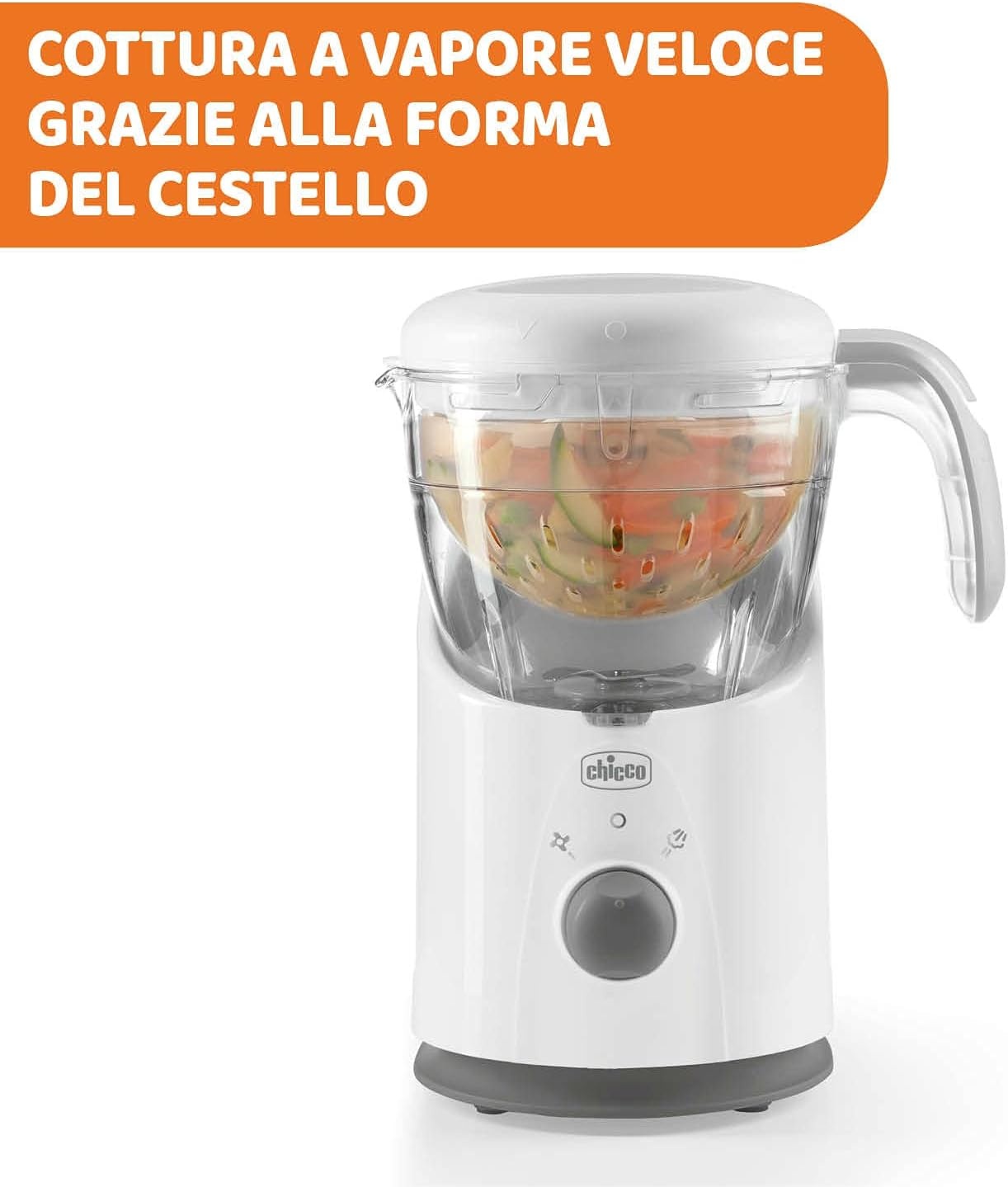 Chicco Easy Meal Babyvoedingbereider Wit/Groen - 34% Korting