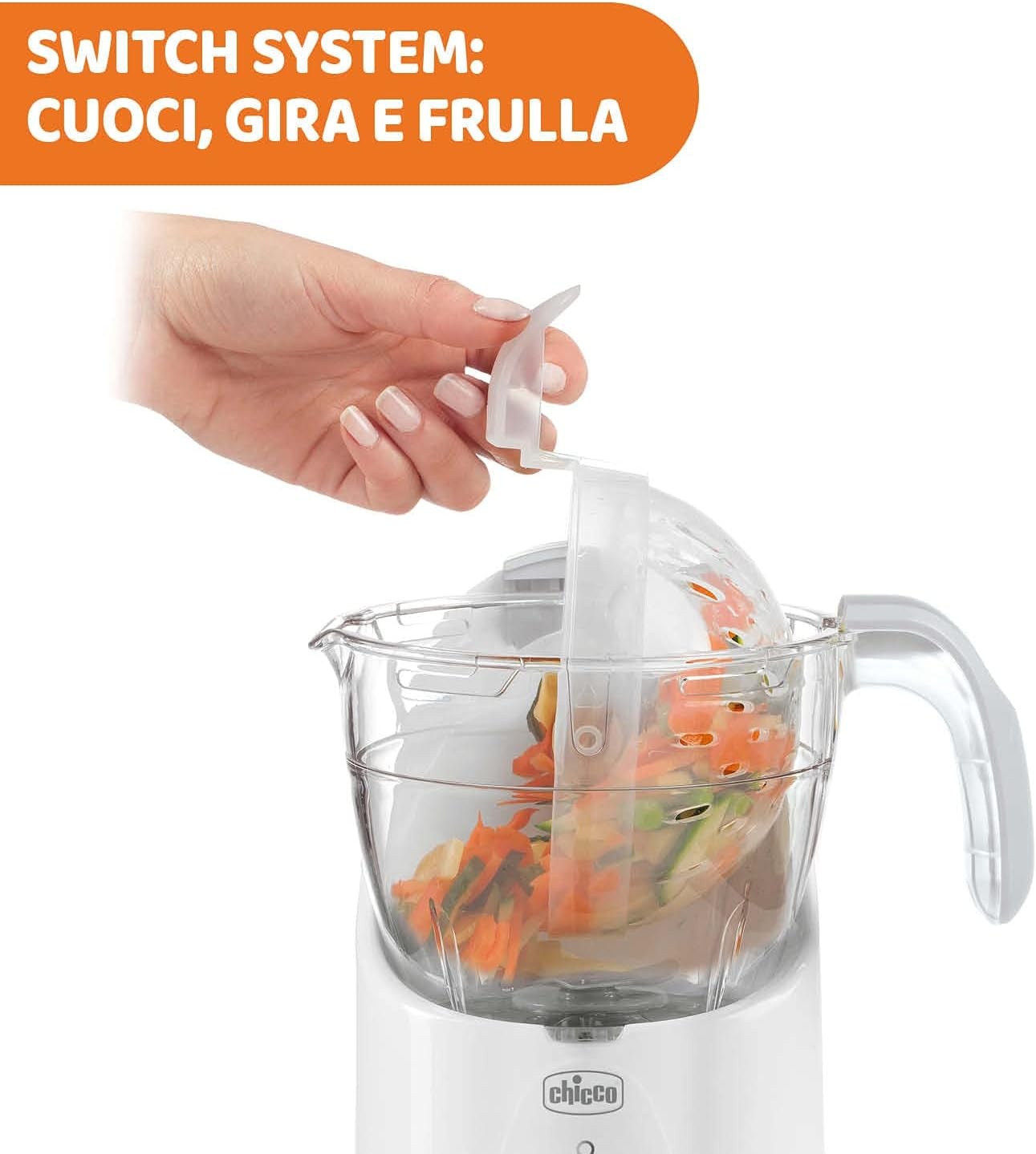 Chicco Easy Meal Babyvoedingbereider Wit/Groen - 34% Korting