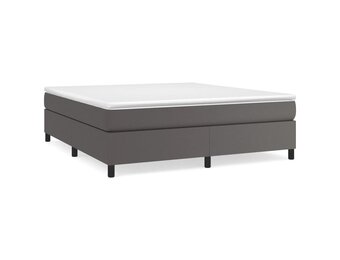 Grijze Bedframe Kunstleer 180x200 cm - 34% Korting!