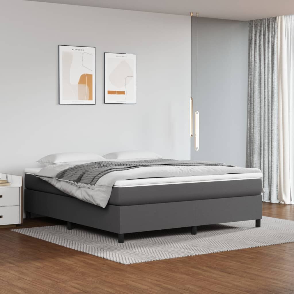 Grijze Bedframe Kunstleer 180x200 cm - 34% Korting!