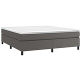 Grijze Bedframe Kunstleer 180x200 cm - 34% Korting!