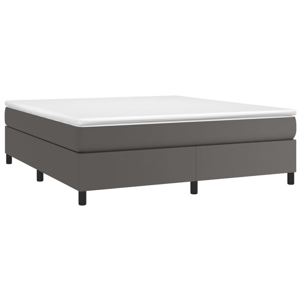 Grijze Bedframe Kunstleer 180x200 cm - 34% Korting!