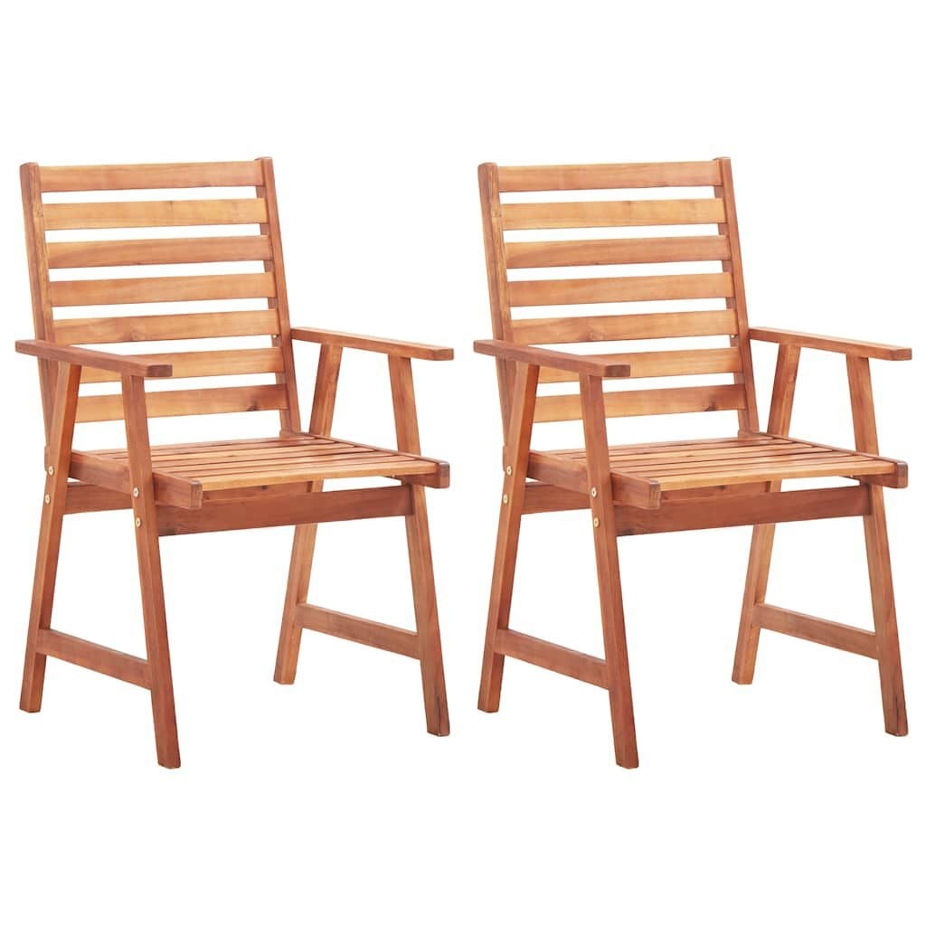 vidaXL Tuinstoelen 2 stuks, Massief Acaciahout met 35% Korting