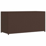 VidaXL Tuinbox Poly Rattan Bruin 120x50x60 cm - 35% Korting