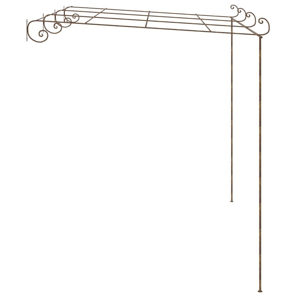 vidaXL Tuinpergola 4x3m IJzer Antiekbruin - 35% Korting