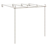 vidaXL Tuinpergola 4x3m IJzer Antiekbruin - 35% Korting
